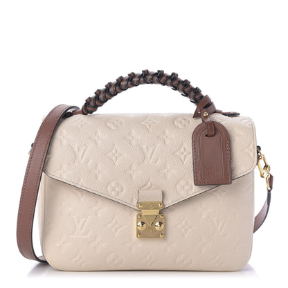 Louis Vuitton Empreinte Braided Pochette Metis Creme Beige Caramel 1 of 8