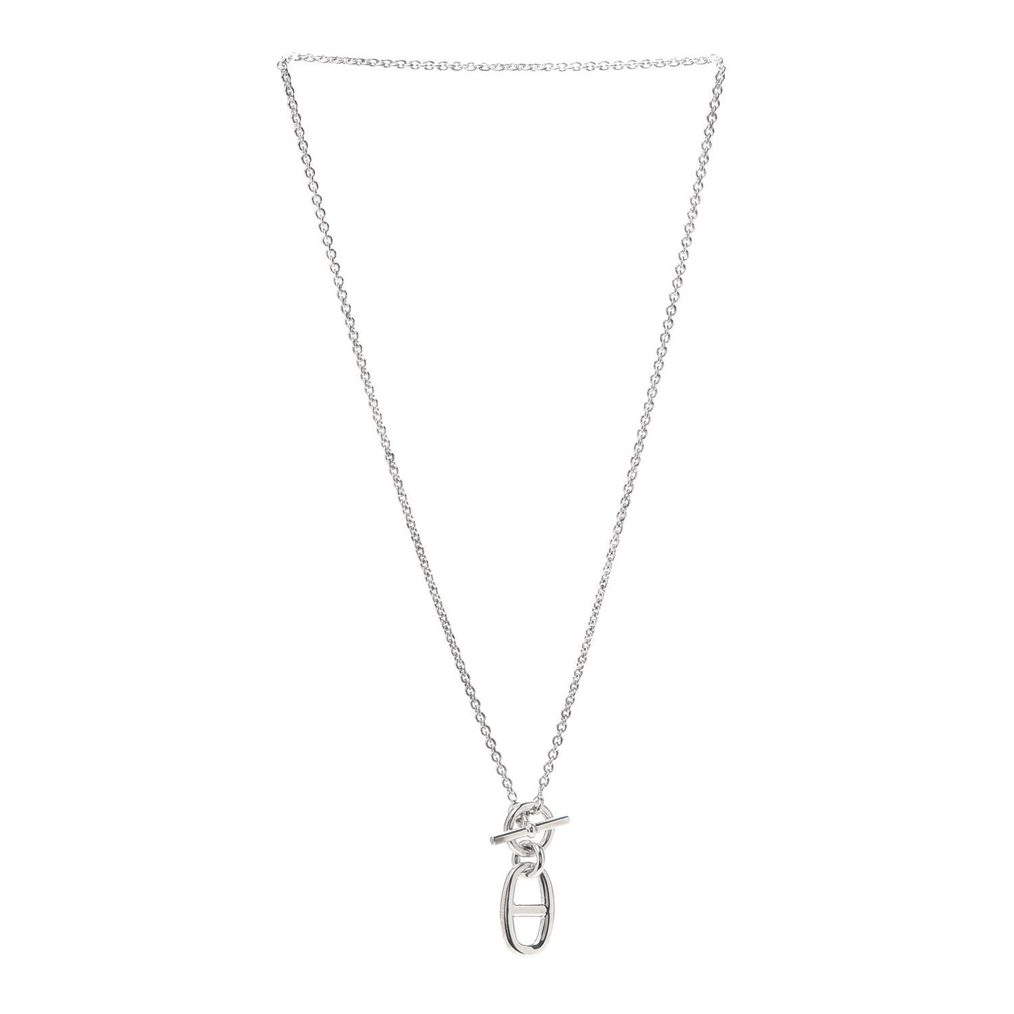 Sterling Silver Amulette Chaine d'Ancre Necklace