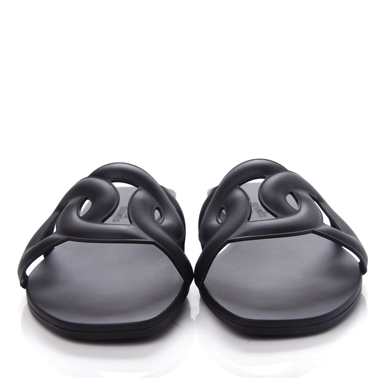 Rubber Aloha Sandals 37 Black