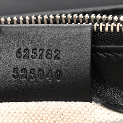 Gucci Calfskin GG Tennis Embossed Messenger Bag Black 7 of 10