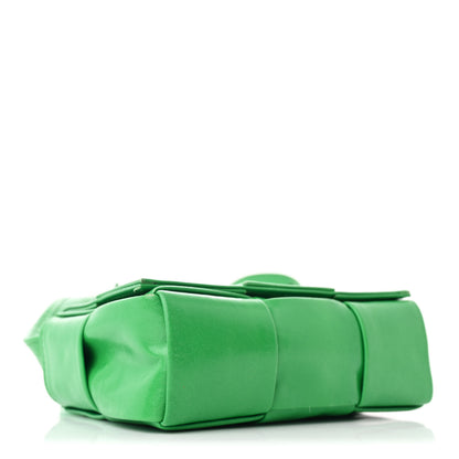 Bottega Veneta Crinkled Lambskin Maxi Intrecciato Extra Mini Cassette Crossbody Bag Parakeet 4 of 10