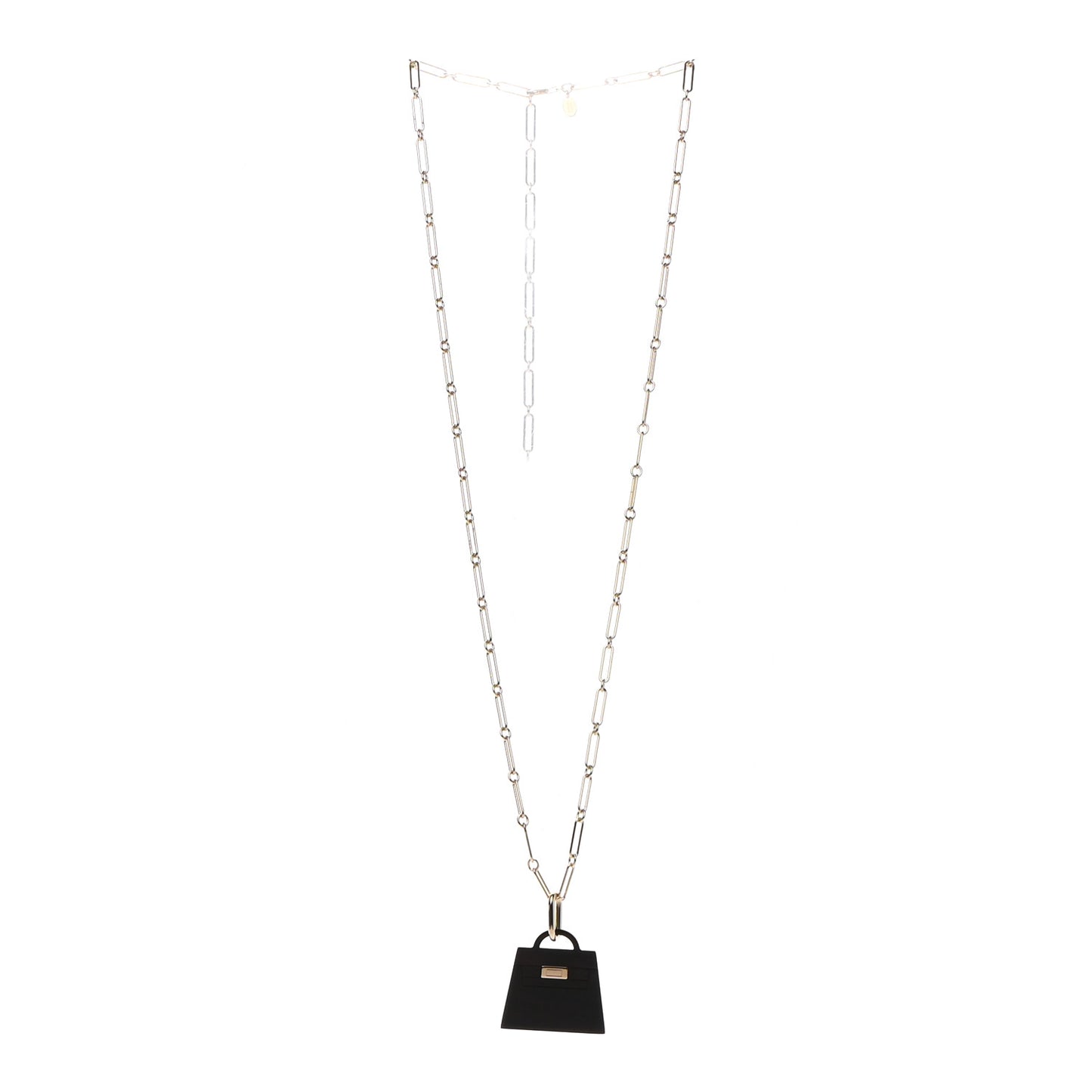 Permabrass Buffalo Horn Large Amulette Kelly Pendant Necklace