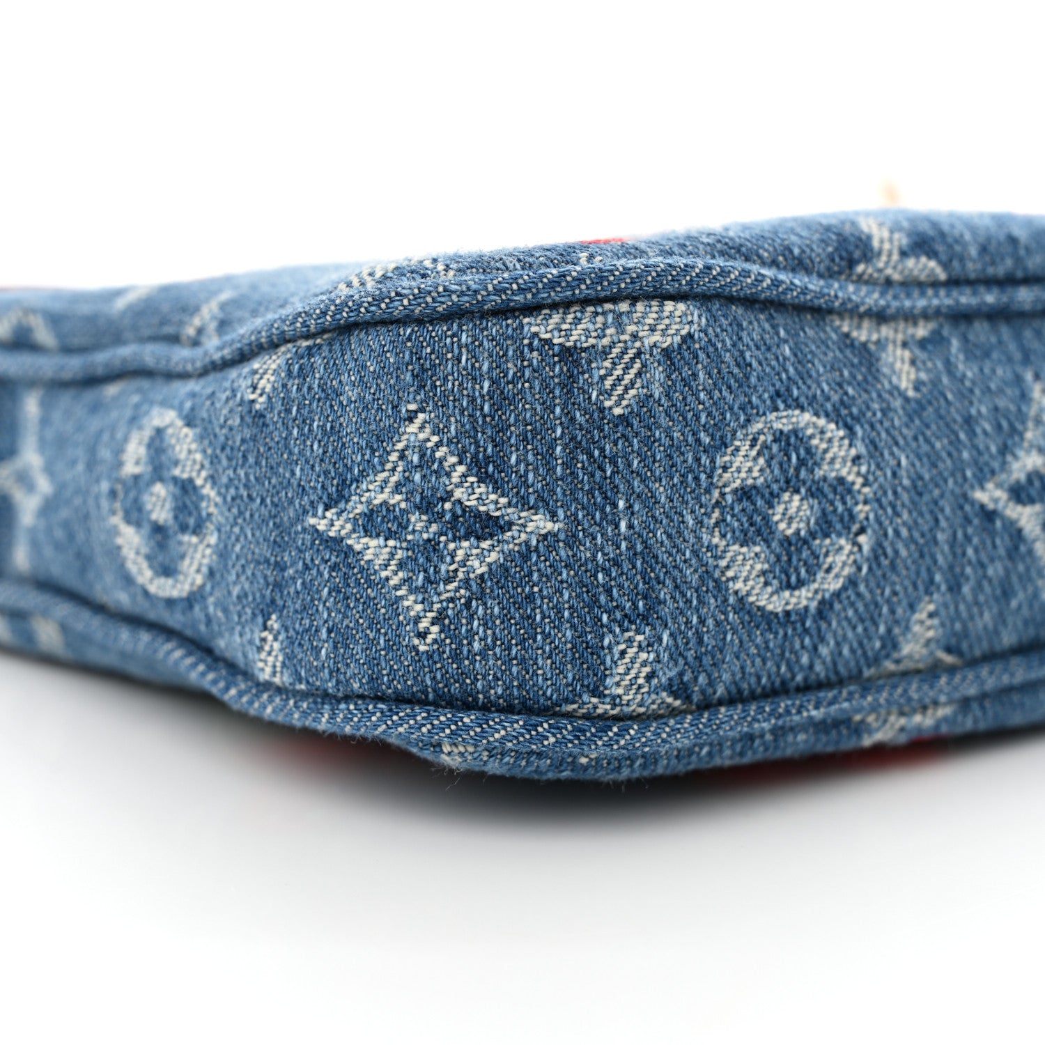 Louis Vuitton LV X TM Monogram Denim Cerises Pochette Accessories 8 of 10