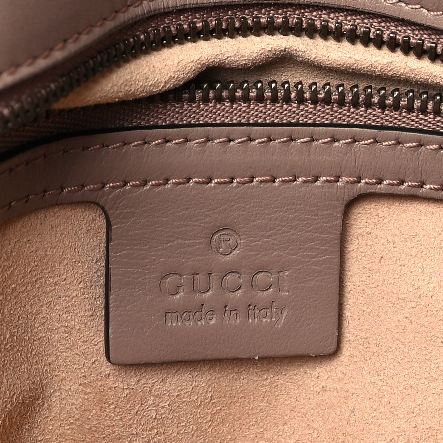 Gucci Calfskin Matelasse Medium GG Marmont Shoulder Bag Porcelain Rose 6 of 9