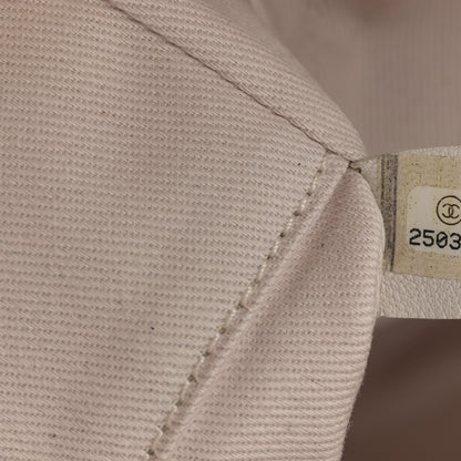 Chanel Lurex Boucle Small Deauville Tote Ivory 6 of 9