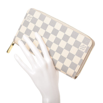 Louis Vuitton Damier Azur Zippy Wallet 2 of 7