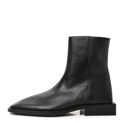 Balenciaga Calfskin Soft Rim Ankle Booties 38 Black 1 of 9