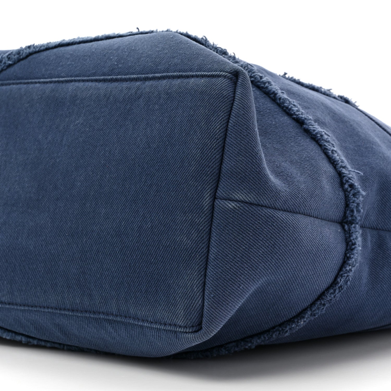 Chanel Denim Chevron Coco Tote Navy 8 of 12