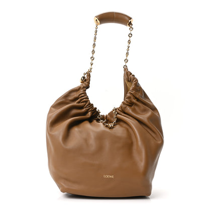 Loewe Mellow Nappa Medium Squeeze Bag Oak 1 of 9