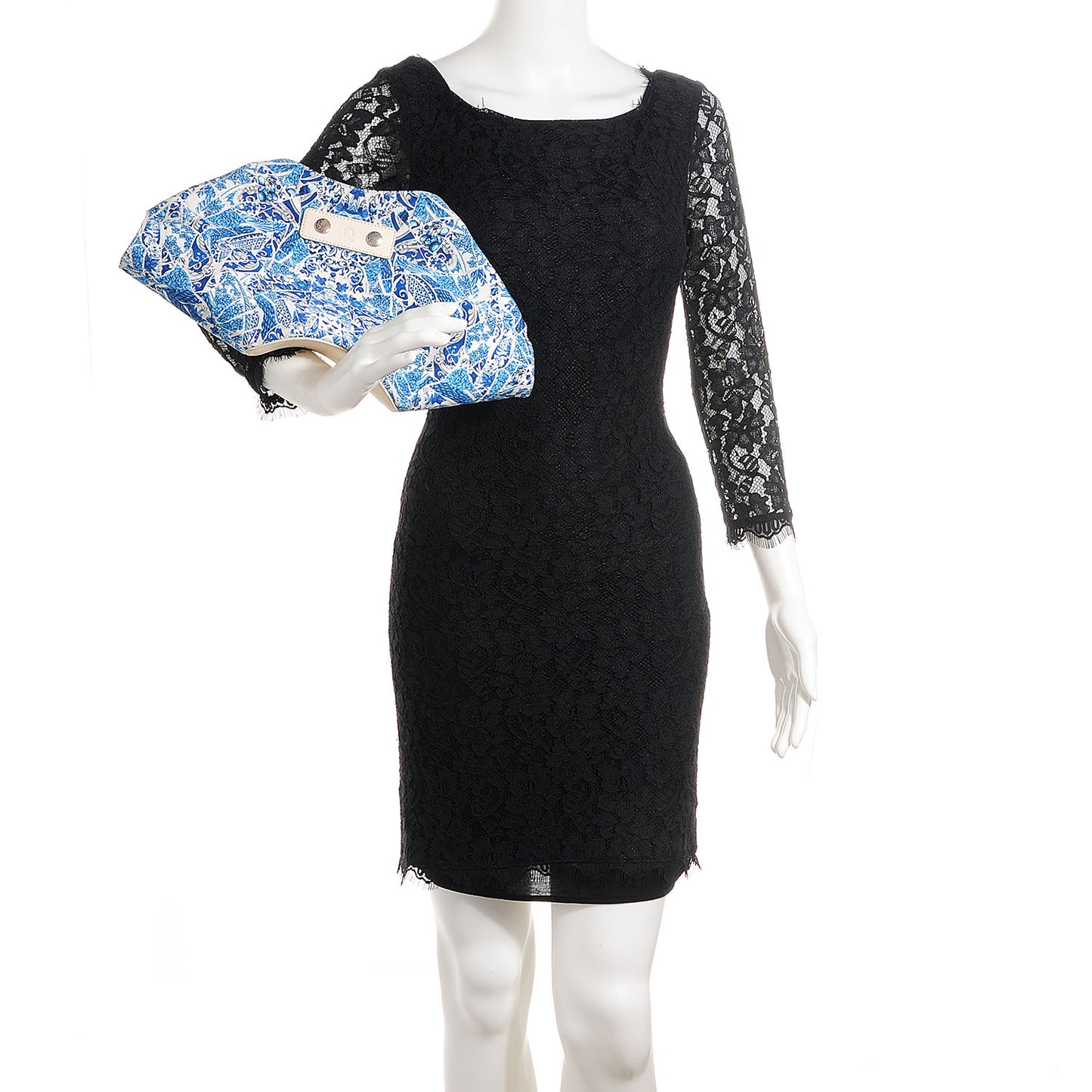 Silk De Manta Porcelain Clutch