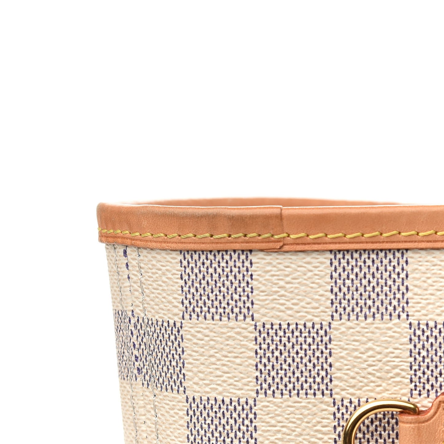 Damier Azur Neo Neverfull MM Rose Ballerine