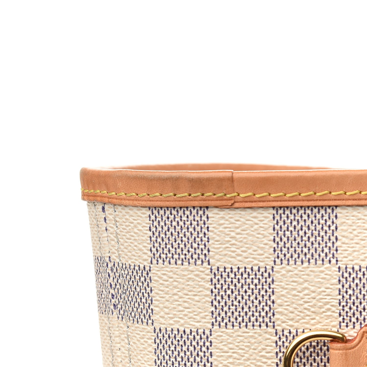 Louis Vuitton Damier Azur Neo Neverfull MM Rose Ballerine 10 of 11