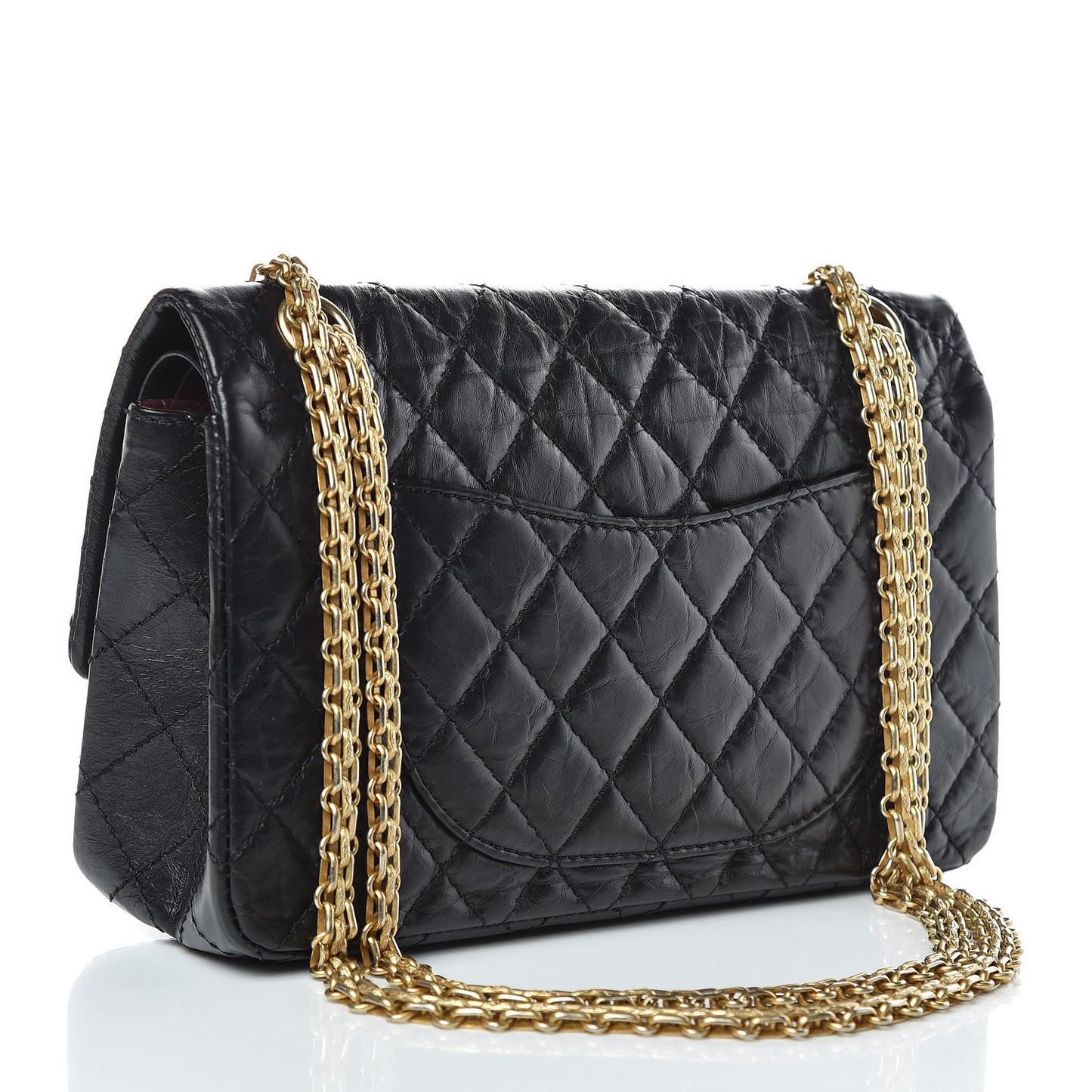 Aged Calfskin Lucky Charms 2.55 Reissue 225 Flap Black