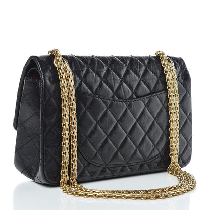 Chanel Aged Calfskin Lucky Charms 2.55 Reissue 225 Flap Black 3 of 11
