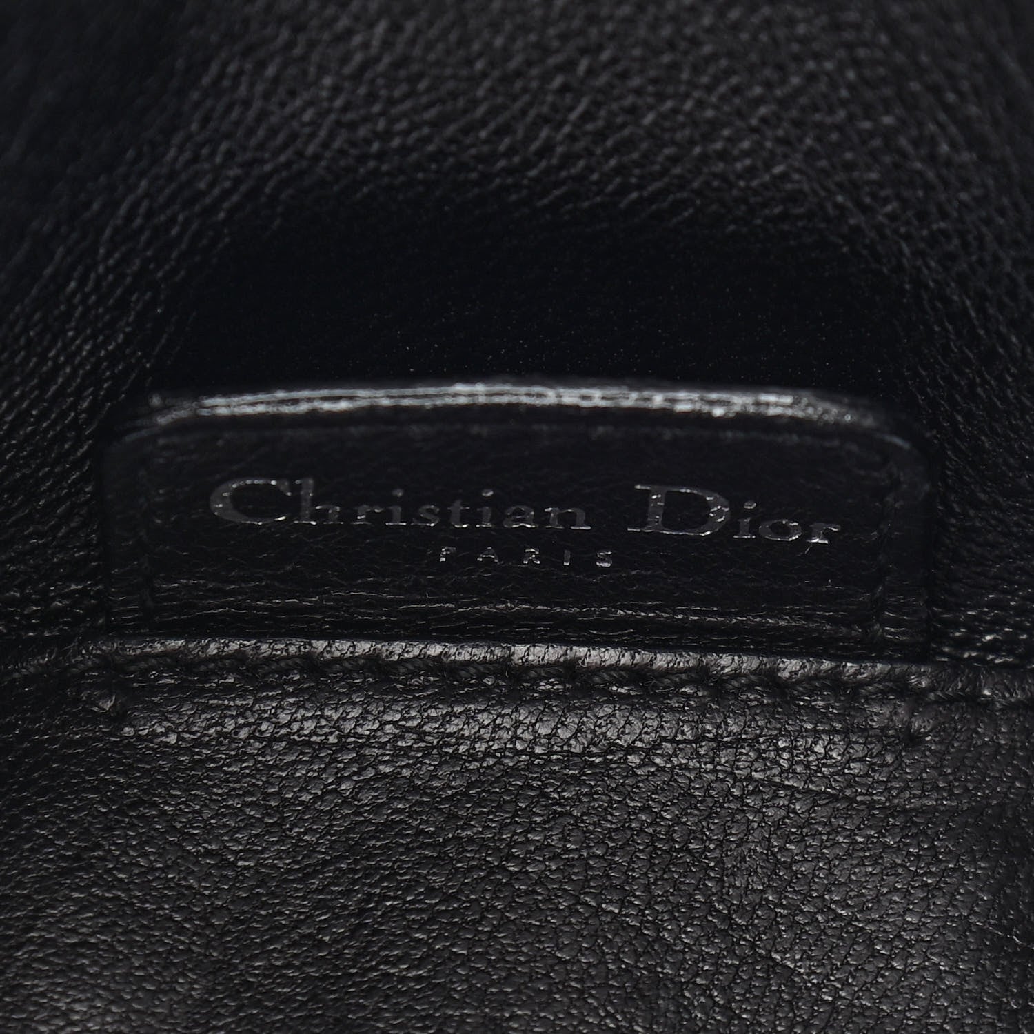 Christian Dior Patent PVC Mini Lady Dior Black Red 6 of 8
