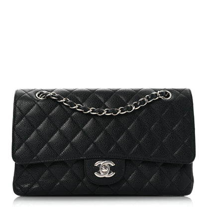 Chanel Caviar Quilted Medium Double Flap Black 1 of 10