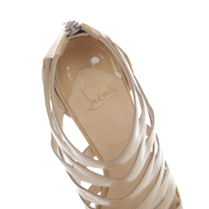 Christian Louboutin Patent Fernando 120 Sandals 38 Nude 6 of 8