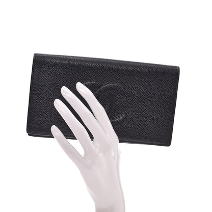 Chanel Caviar Timeless CC Yen Wallet Black 2 of 9