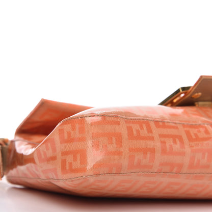 Fendi Vinyl Zucchino Baguette Orange 6 of 9