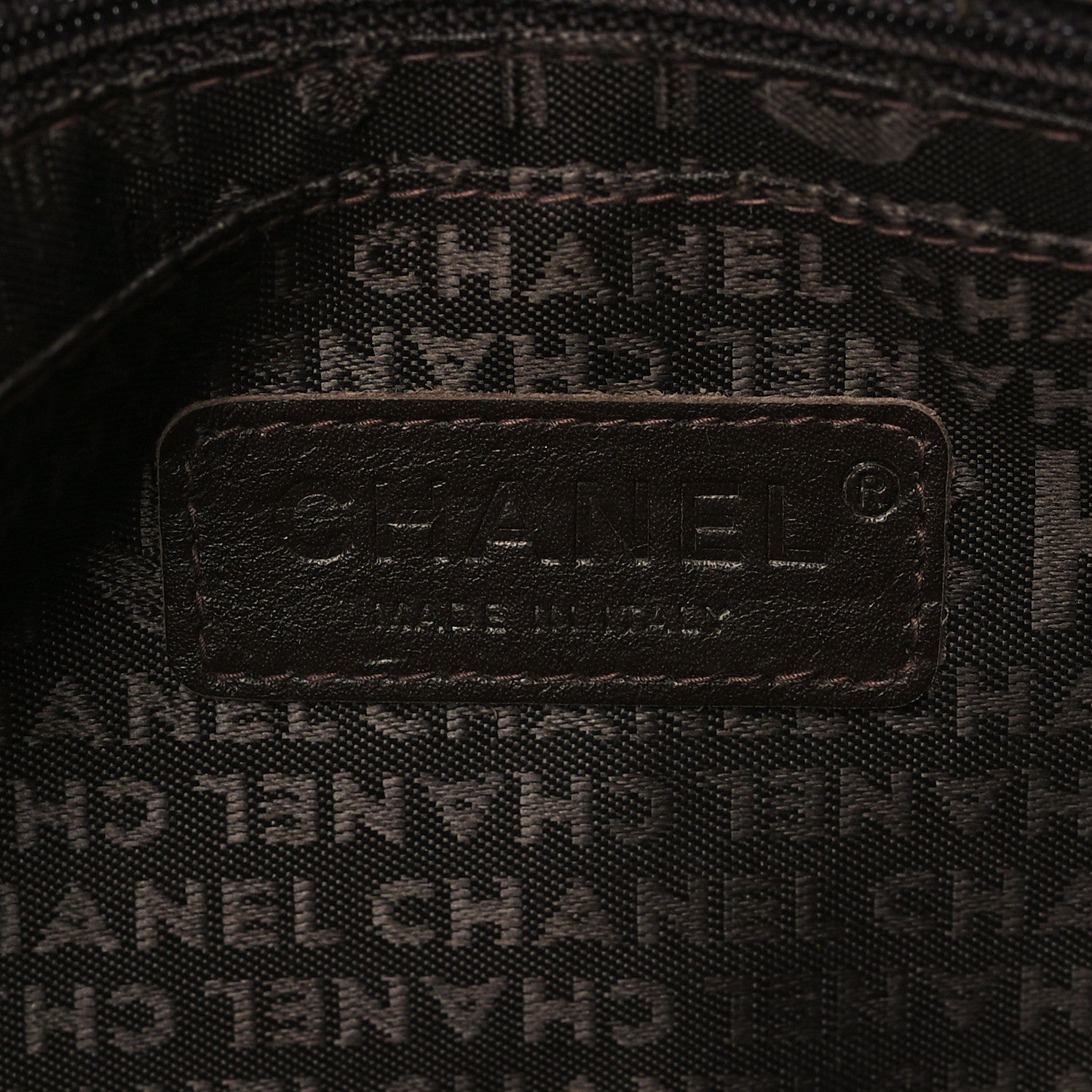 Chanel Lambskin Flat Shoulder Bag Beige 6 of 9