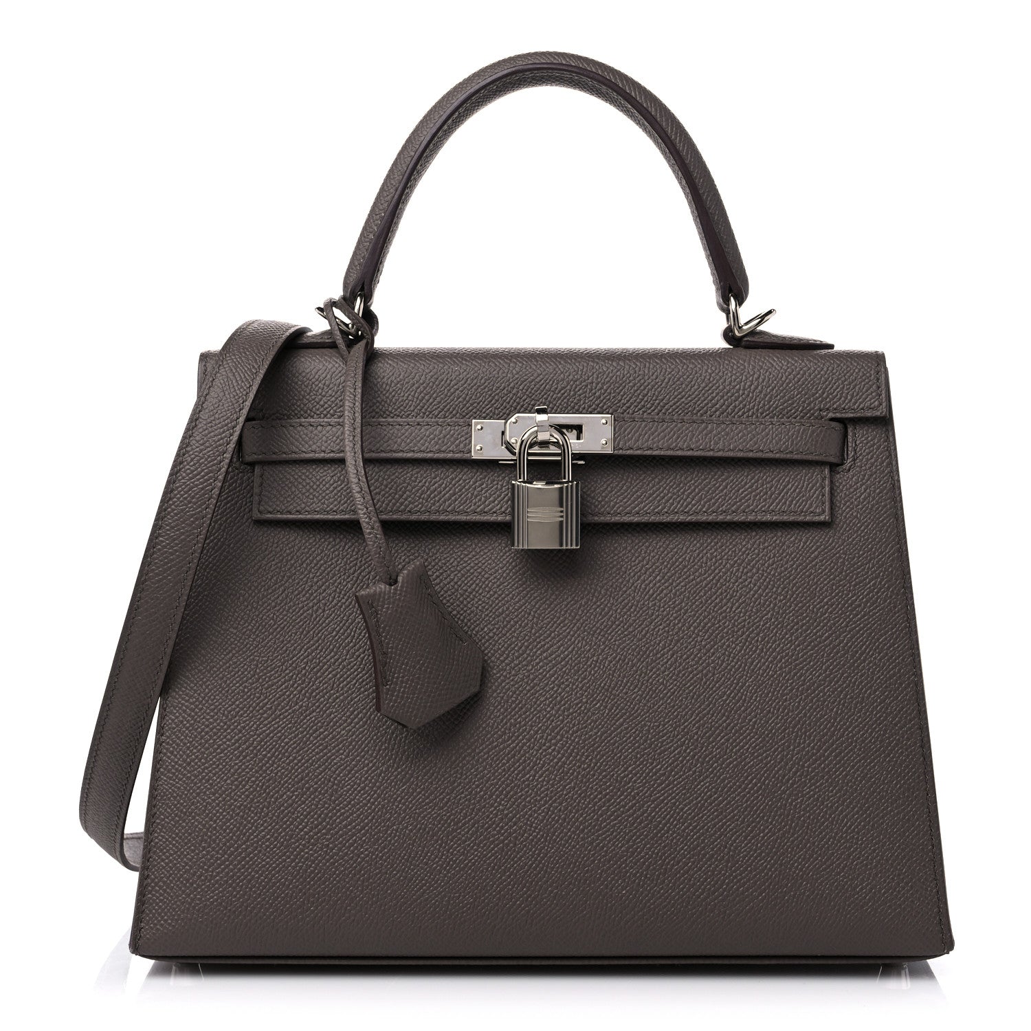 Hermes Epsom Kelly Sellier 25 Etain 1 of 13