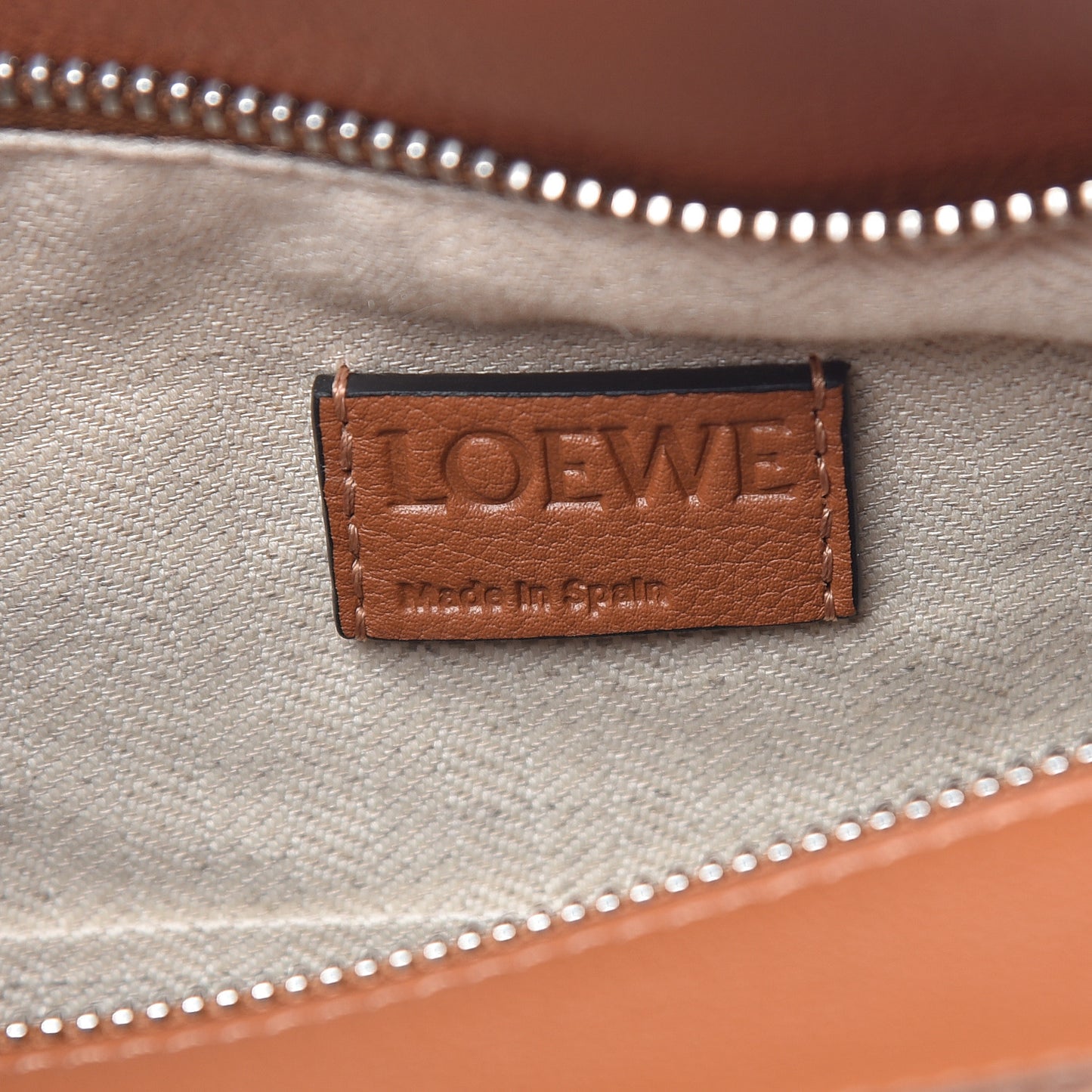 Calfskin Small Puzzle Bag Tan