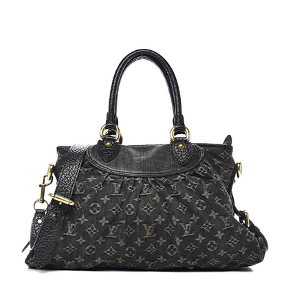 Louis Vuitton Denim Neo Cabby MM Black 1 of 11