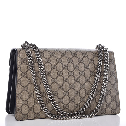 Gucci GG Supreme Monogram Small Dionysus Shoulder Bag Black 3 of 12