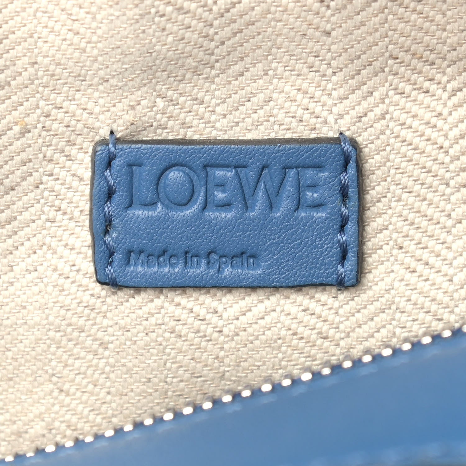 Loewe Calfskin Mini Puzzle Bag Blue 6 of 10