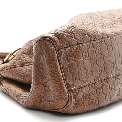 Gucci Guccissima Medium Sukey Tote Brown 9 of 11