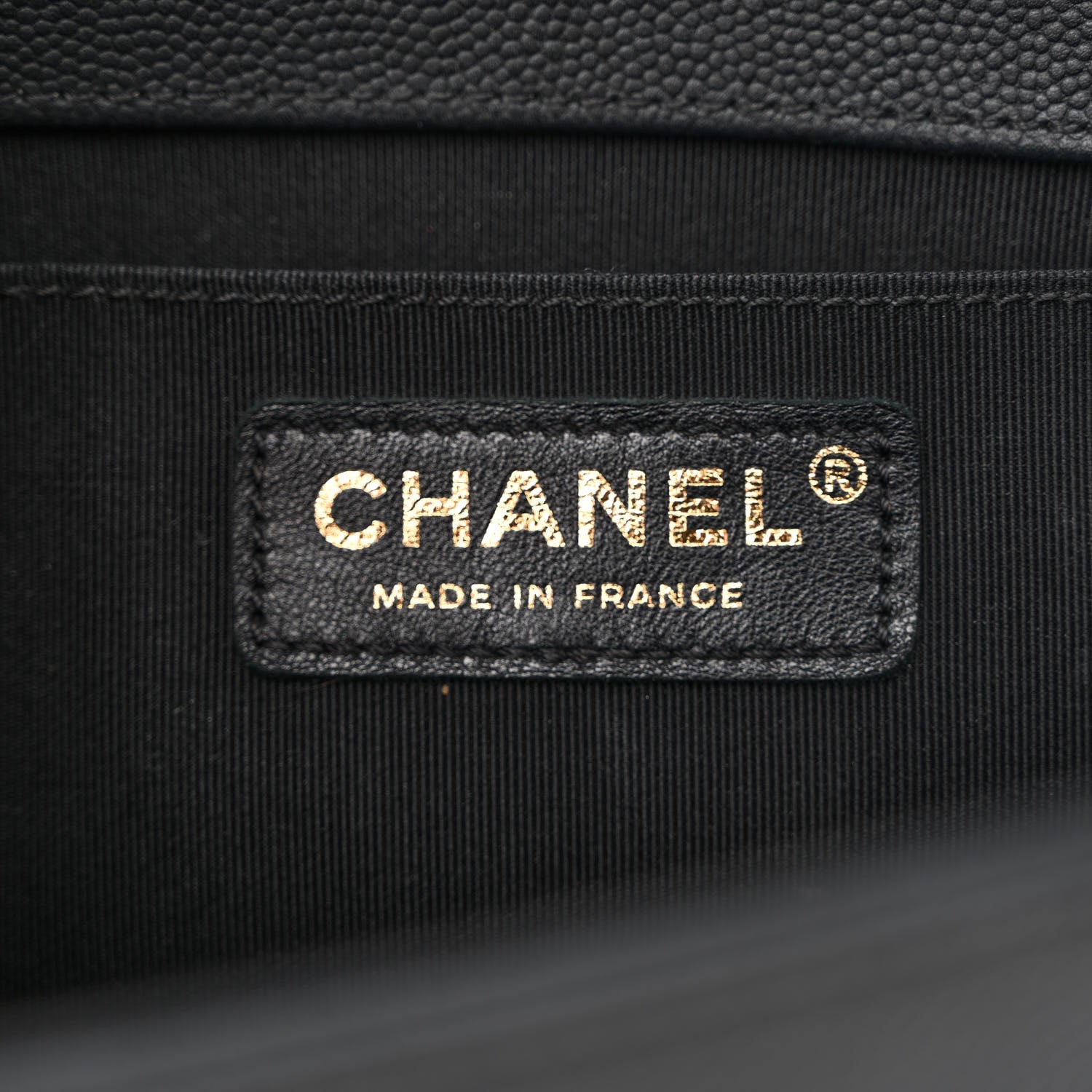 Chanel Caviar Quilted Medium Boy Flap Black 6 of 12