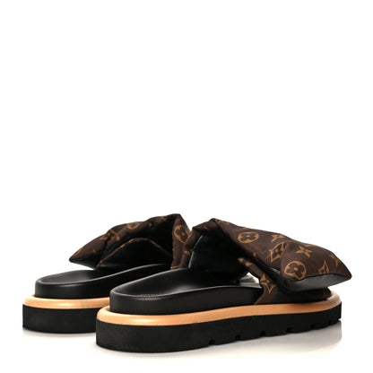 Louis Vuitton Nylon Monogram Pool Pillow Comfort Mule 40 Cacao Brown 4 of 10