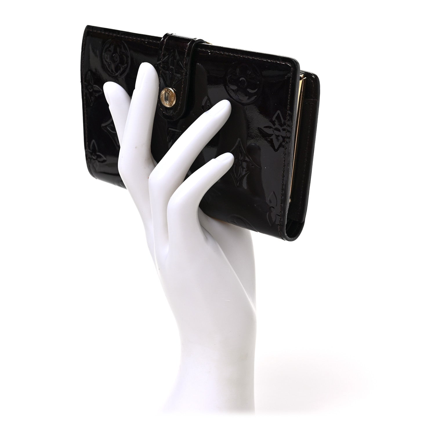 Louis Vuitton Vernis French Purse Wallet Amarante 2 of 7