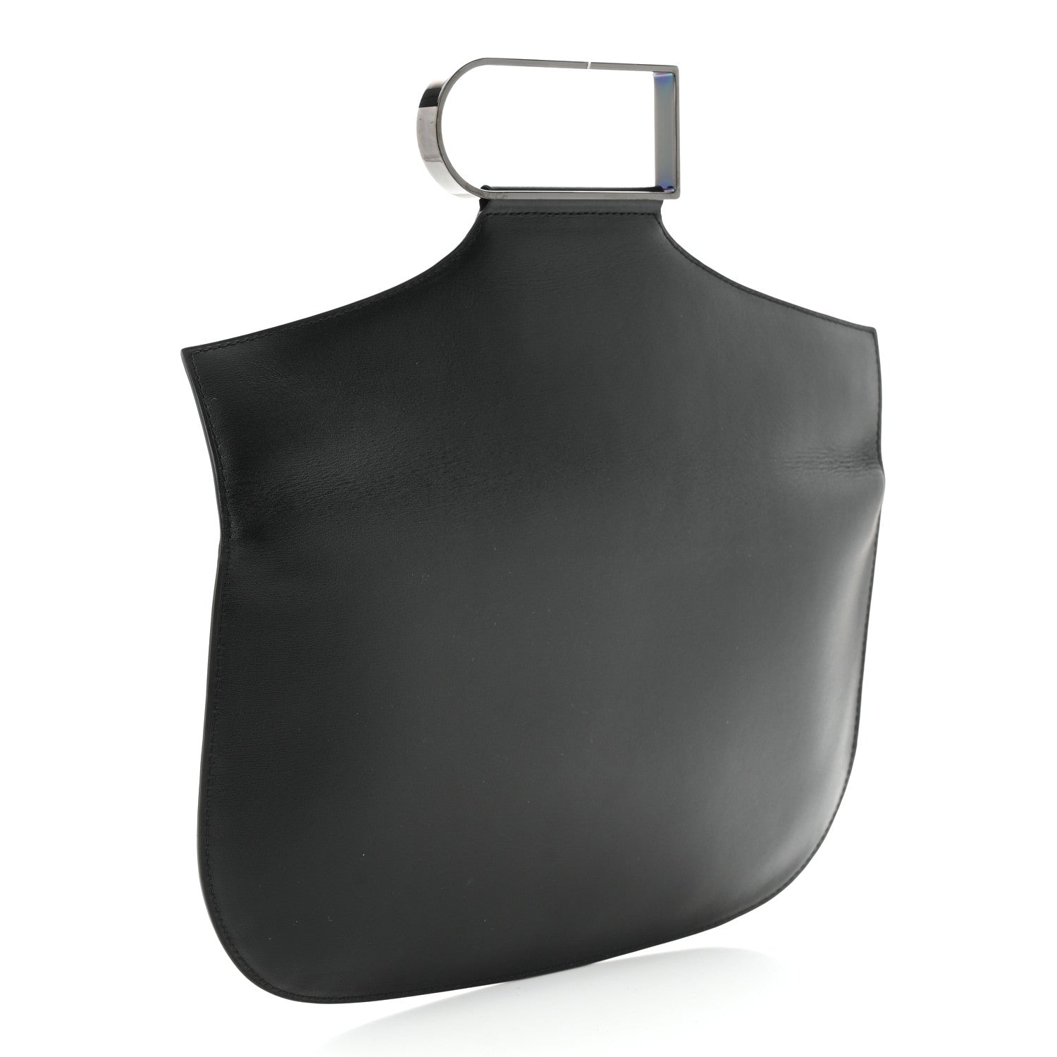 Delvaux Box Calfskin Double Je Clutch Black 4 of 11