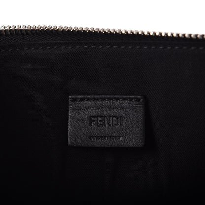 Fendi Vitello Dolce Studded Mini 2Jours Pouch Black Multicolor 6 of 7