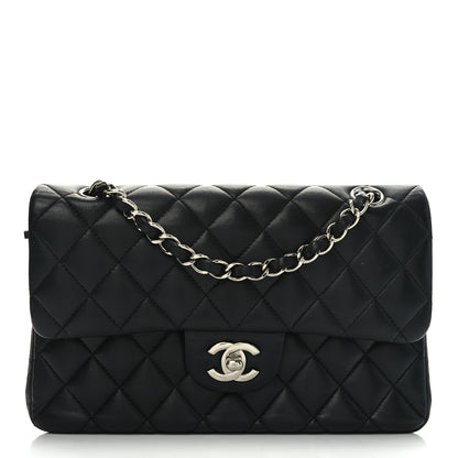 Chanel Lambskin Quilted Small Double Flap Black 1 of 10