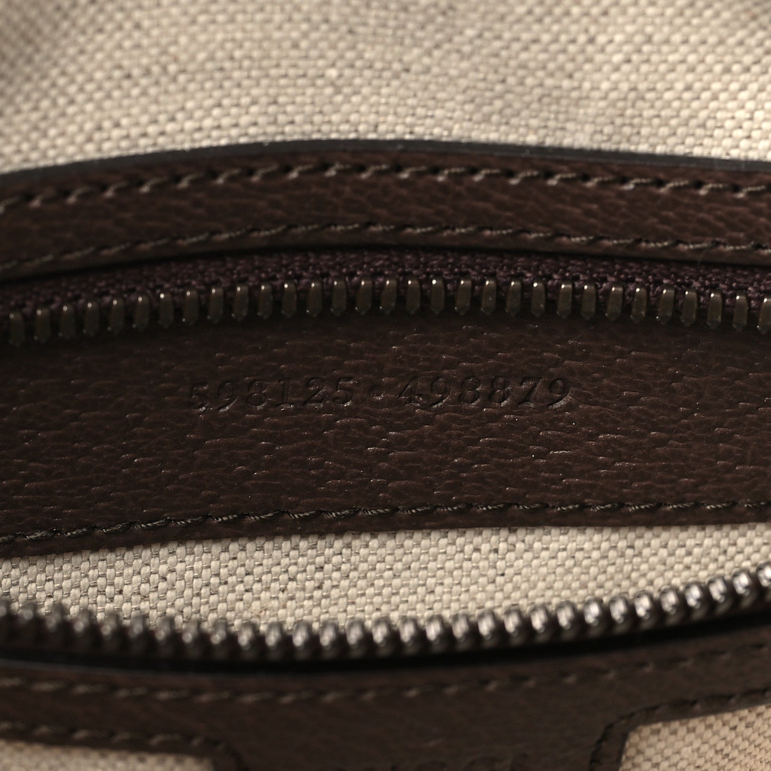 Gucci GG Supreme Monogram Web Small Ophidia Half Moon Hobo Brown 7 of 11
