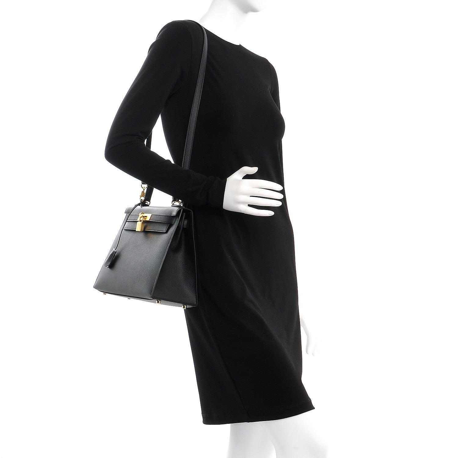 Hermes Epsom Kelly Sellier 28 Black 2 of 39