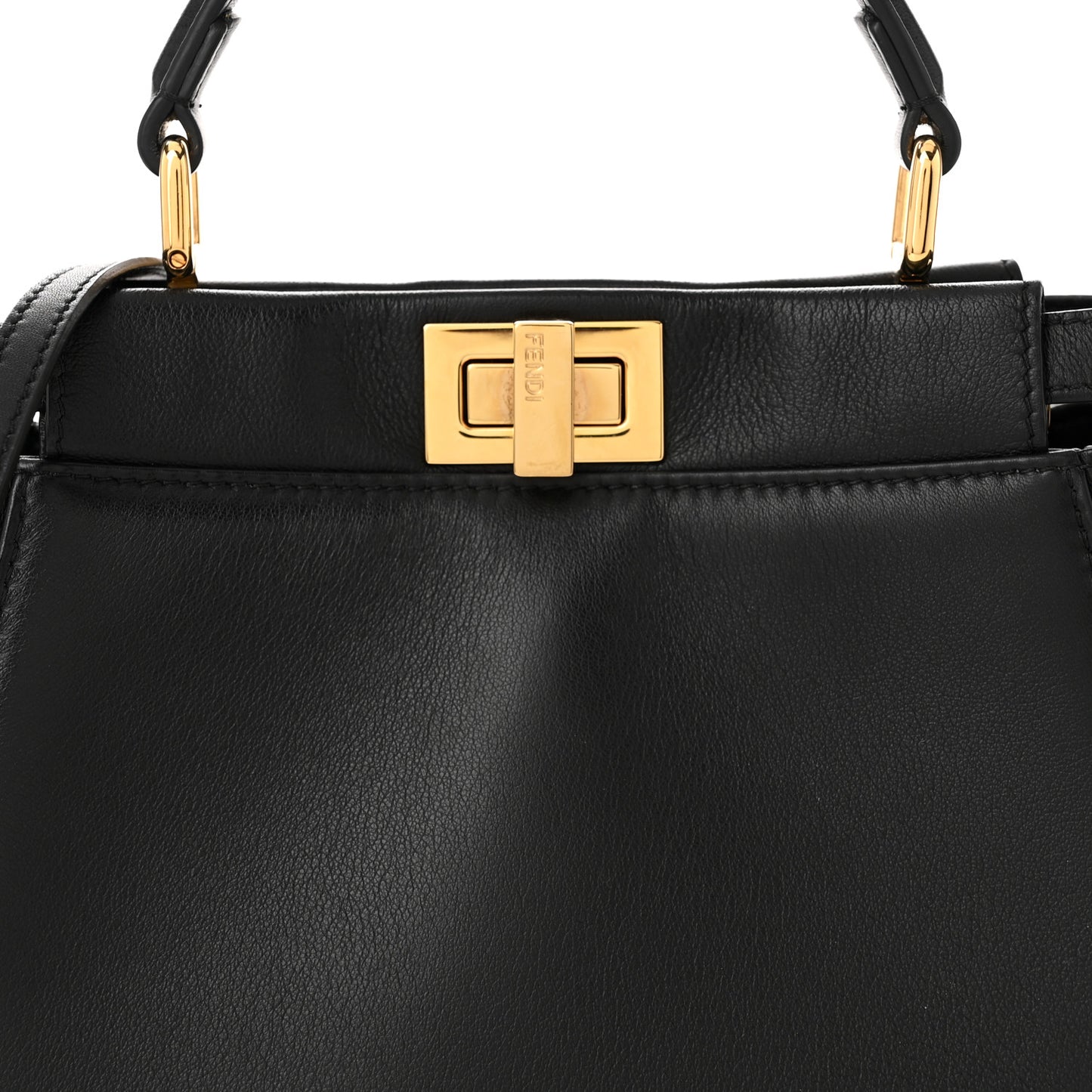 Nappa Mini Peekaboo Iconic Satchel Black