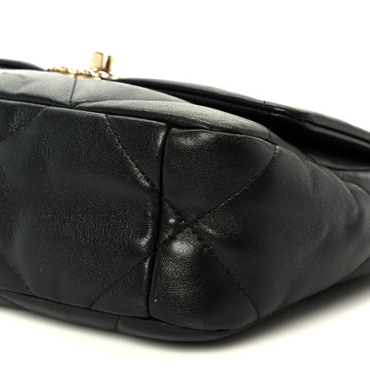 Chanel Lambskin Quilted Medium Chanel 19 Flap Black 10 of 11
