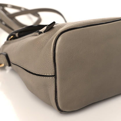 Chloe Suede Calfskin Mini Faye Backpack Motty Grey 8 of 10