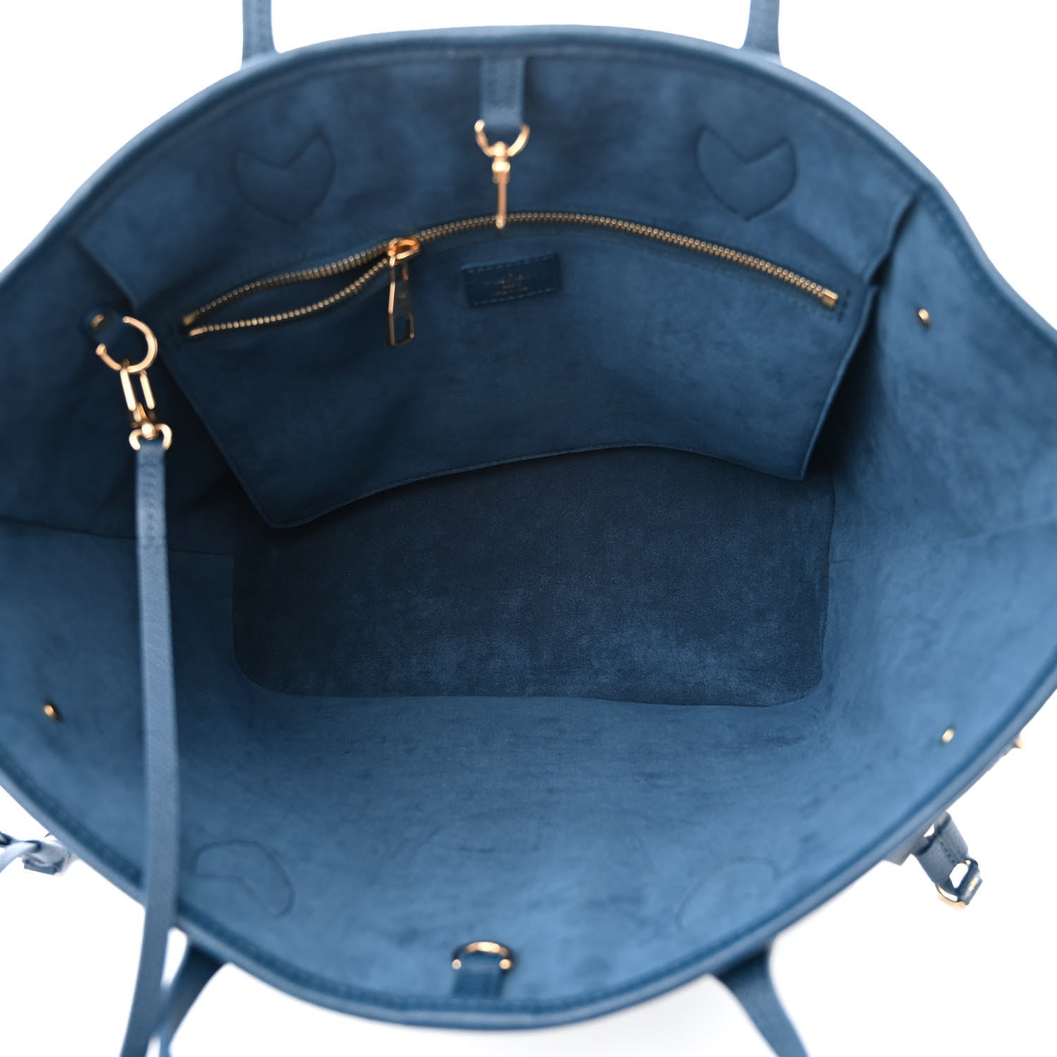 Louis Vuitton Empreinte Monogram Giant Neverfull MM Degrade Bleu 6 of 11