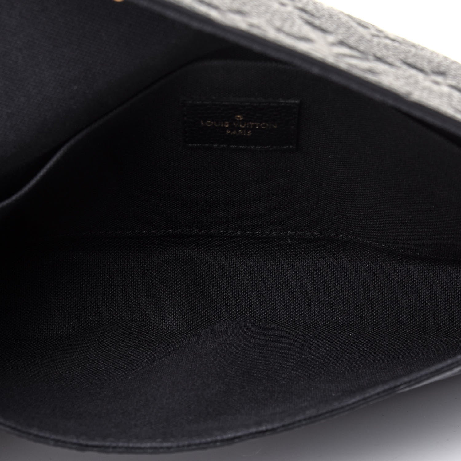 Louis Vuitton Empreinte Pochette Felicie Chain Wallet Black 6 of 17