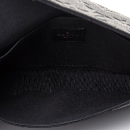 Louis Vuitton Empreinte Pochette Felicie Chain Wallet Black 6 of 17