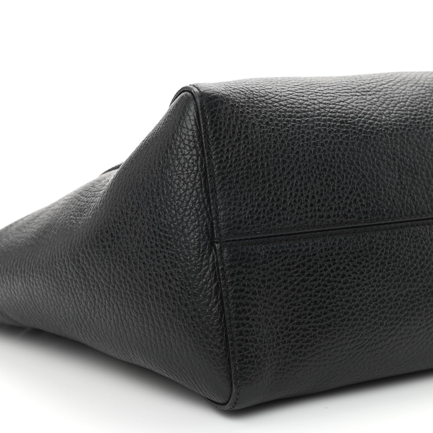 Gucci Pebbled Calfskin Small Swing Tote Black 8 of 11