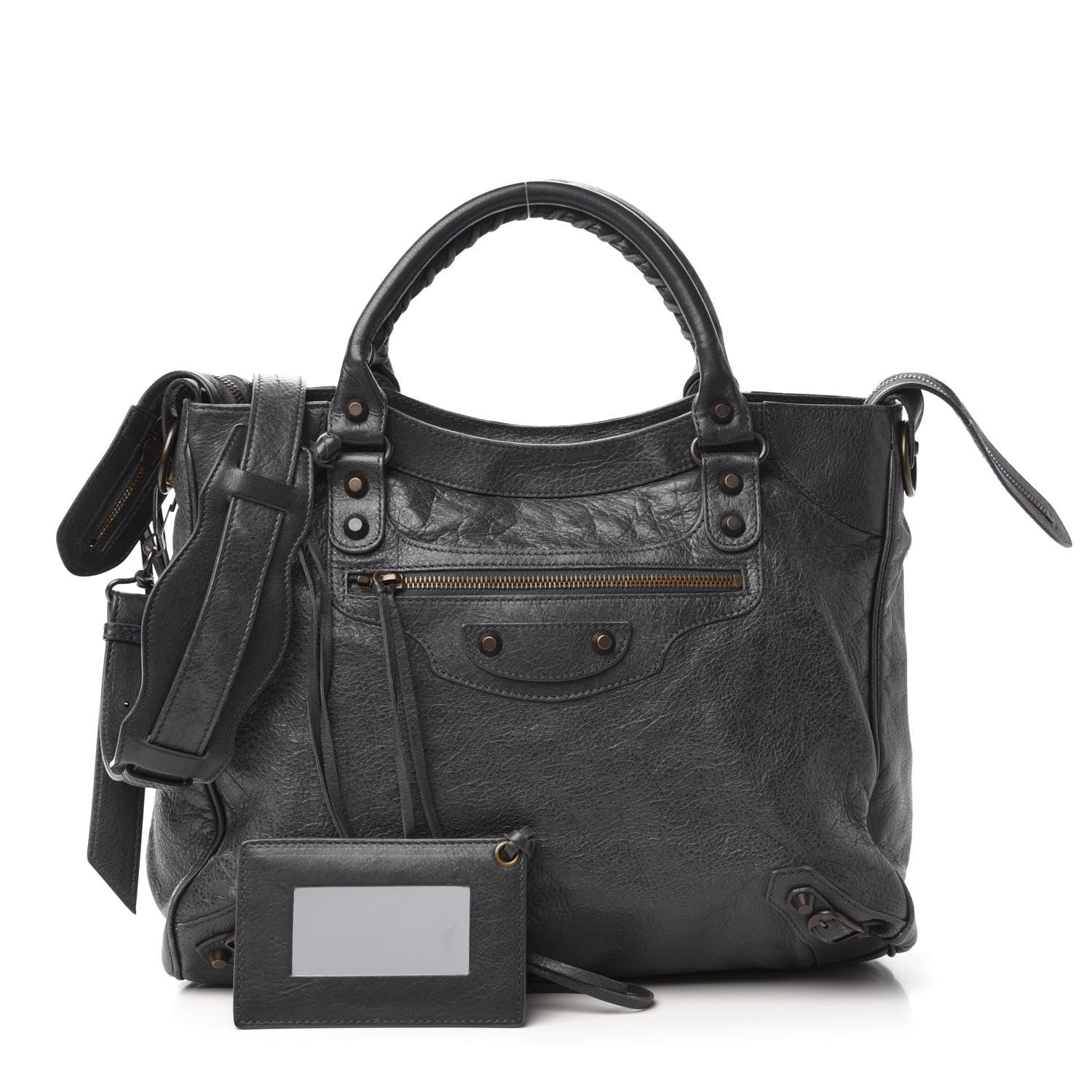 Balenciaga Agneau Classic Hardware Velo Anthracite 1 of 12