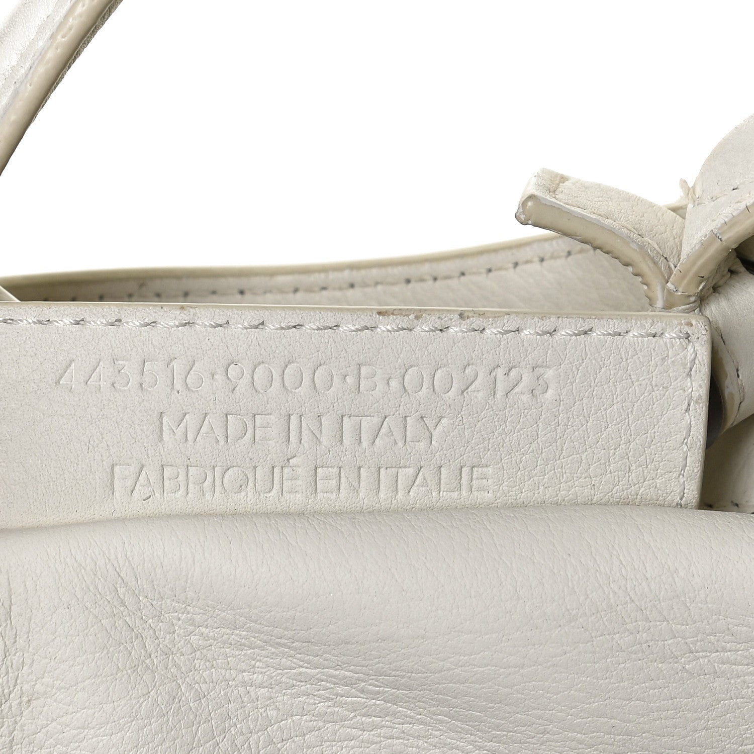 Balenciaga Veau Soyeux Perforated Blackout Hardware S City White 13 of 29
