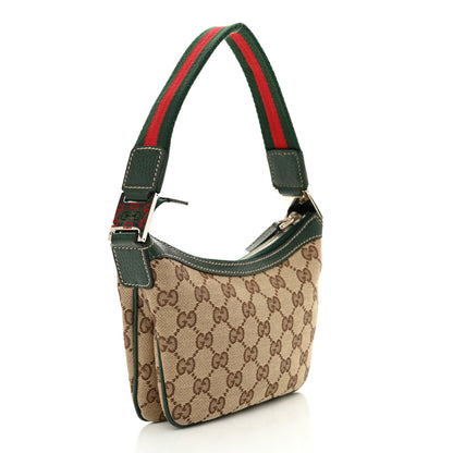Gucci Monogram Web Mini Pop Hobo Green 3 of 15