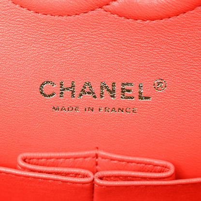 Chanel Lambskin Quilted Medium Double Flap Red 6 of 12
