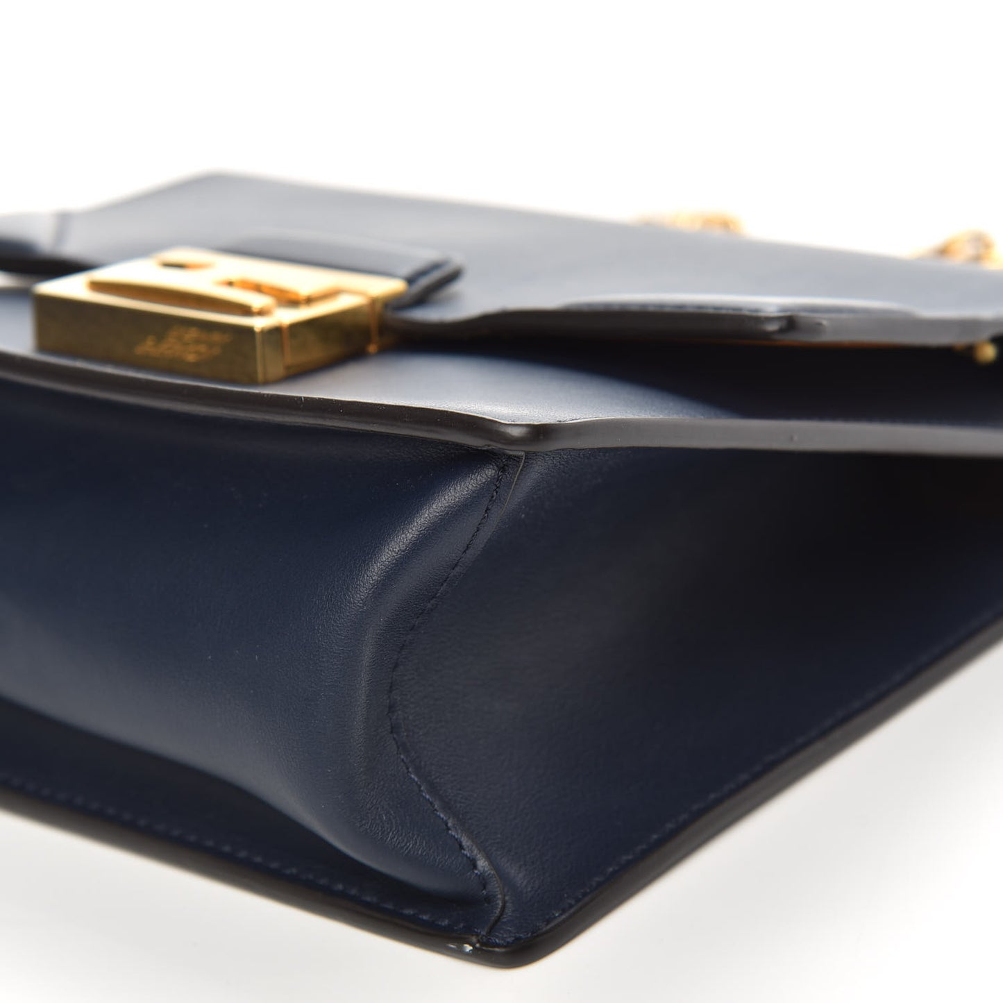 Vitello Grace Matte Small Kan U Shoulder Bag Midnight